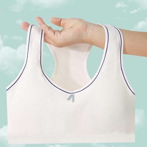 Big Girls Training Bra Wide Shoulder Straps Teen Comfortable Racerback Sports Bras3