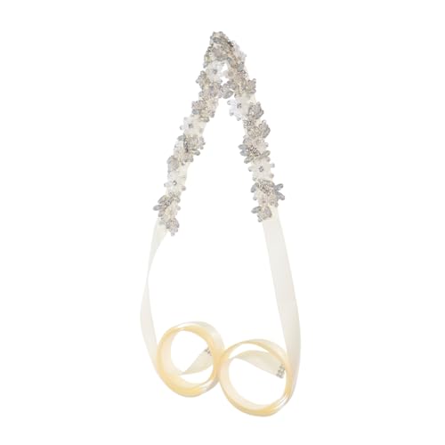 Ceinture de mariage haut de gamme KOMBIUDA ornée de perles pour mariée élégante