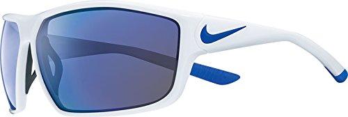 NikeMen's Ignition R Sunglasses in White Violet Mirror EV0867 105 68