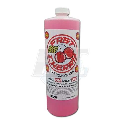 PressureTek Fast Cherry: Off-Road Vehicle Wash for Dirt Bikes, ATVs, and UTVs, 32 oz (1)