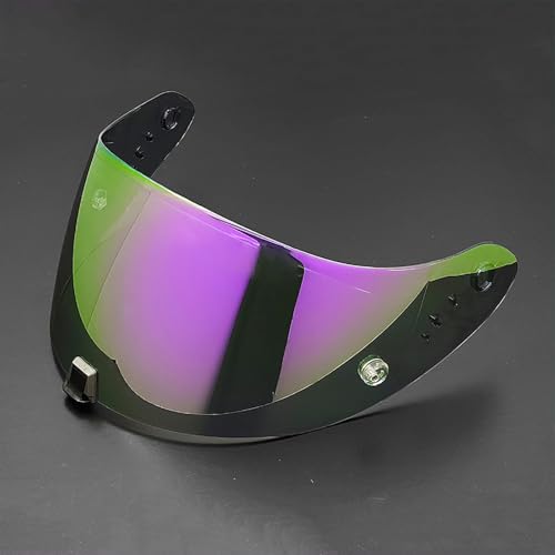 Visiere Casque Moto pour Scorpion EXO R1 520 1400,Remplacement de Visière de Lentille de Casque de Bouclier de Vent de Moto,B