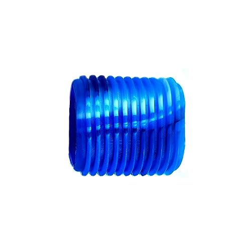 QLXHBOT 12PCS Rubber Fishing Reel Handle Grip Sleeve Non-Slip Baitcaster Knob Covers for Casting or Spinning Reel (Blue)