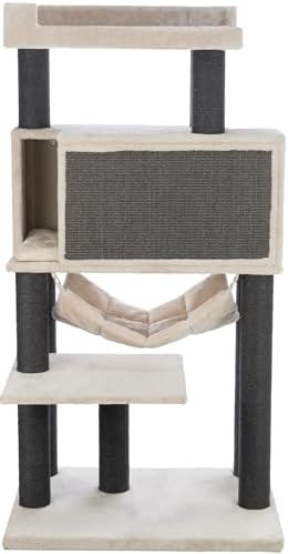 TRIXIE Kratzbaum XXL Maciel 155 cm in grau – robuster Katzenbaum ...