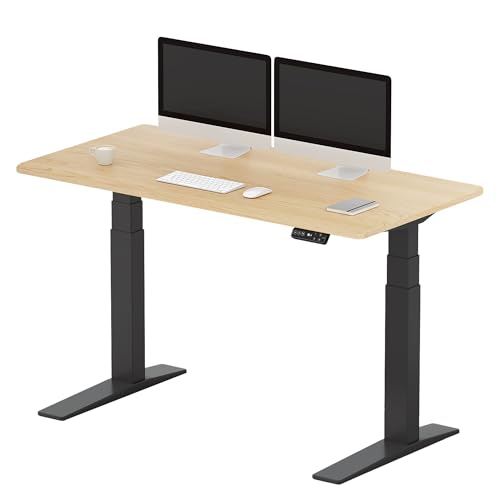 FLEXISPOT ���~�f�X�N E7H �p�\�R���f�X�N �X�^���f�B���O�f�X�N �d�� ���[�J�[5�N�ۏ� ���i�K�������� �ω׏d160kg �f���A���É����[�^�[���� �l�ԍH�w �������[�@�\�t�� USB�@�\�t�� �z������ (�t���[��(��)+�V��(���b�h�I�[�N���C