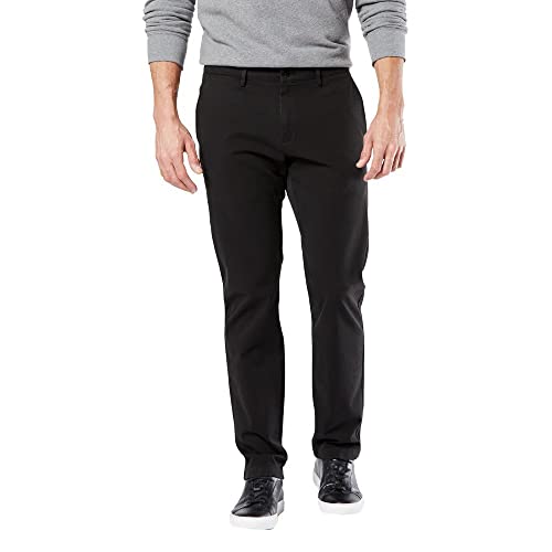 Dockers SMART 360 FLEX CHINO SLIM, Pantalon, Homme, Noir, 34W / 30L