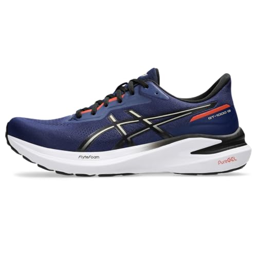 ASICS Men's GT-1000 13 Running Shoes, 7, Blue Expanse/Feather Grey