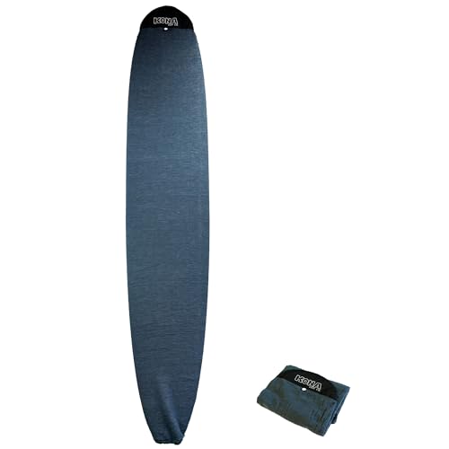 KONA SURF CO. Stretch Surfboard and SUP Board Sock Cover in Charcoal-Round sz:10ft