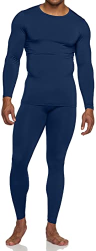 image for TSLA Men's Thermal Underwear Set, Microfiber Soft Fleece Lined Long Jo