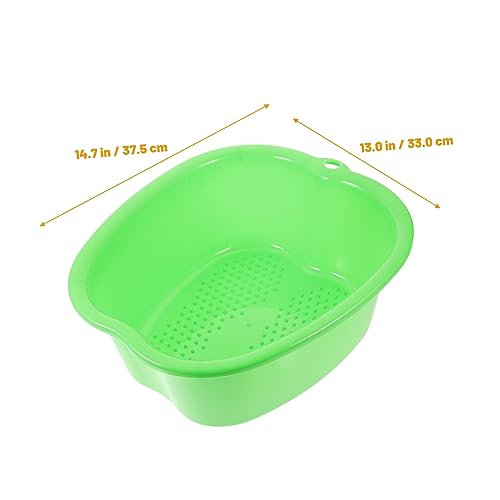 Spa de pies masajeador verde para uso en casa miniatura 2