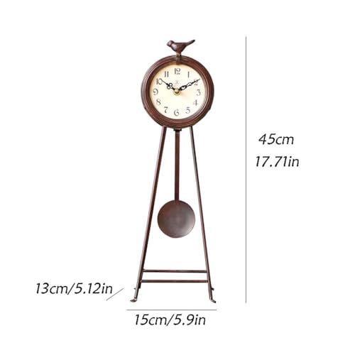 Reloj de mesa retro para regalo de inauguración y adorno de casa 3