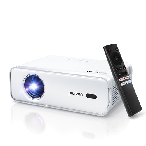 Amazon.co.jp: Aurzen プロジェクター 家庭用 小型【Netflix即起動