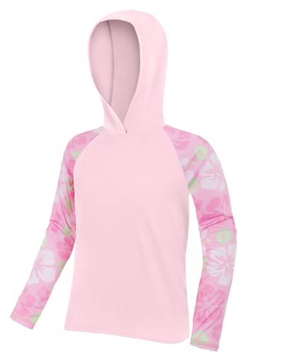 Image of Boys Rash Guard Swim Hoodie, Kids Long Sleeve Sun Fishing Shirts