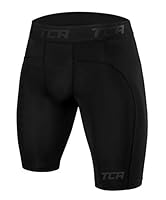 TCA Jungen Pro Performance Kompressionsshorts, Schnelltrocknendes Baselayer Unterhose Tights Kurz Hose Laufunterwäsche - Schwarz, 8-10 Jahre