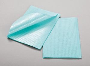 TIDI Products 917461R Choice Towels, Rib Embossed, 13" x 18" Size, White (Pack of 500)