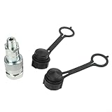 Valixirant 3/8 Inside Npt Hydraulische Schnellverbinder Set Hochdrucksysteme 10000 Psi - Kupplung kompatibel mit Enerpac C-604 3000 Hydraulikzylindern