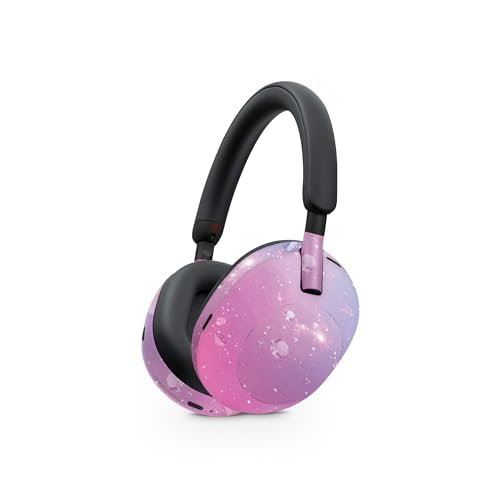 Image of MightySkins Skin Compatible with Sony WH-1000XM5 Headphones - Pink Diamond | Protective, Durable, and Unique Vinyl Decal wrap Cover | Easy to Apply, Remove, and Change Styles