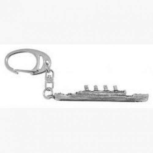 Fine Quality English Pewter Titanic Keyring, Lovely Gift Idea