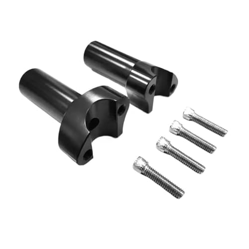 Pince de guidon noire 4 pouces pour corriger la posture sur Low Rider