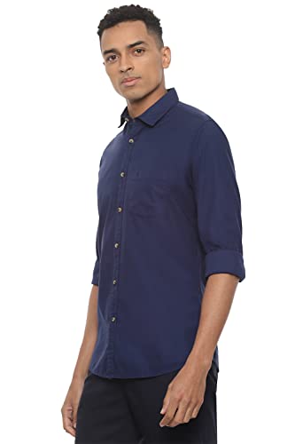 Image of Van Heusen Men's Solid Slim Fit Casual Shirt