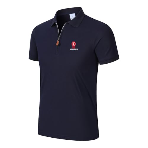 Polo homme col zippé anti-transpiration contre la chaleur