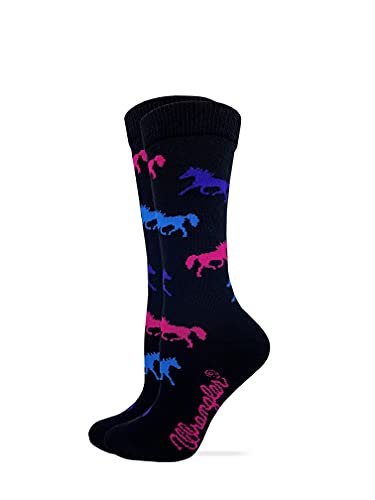 Wrangler Black Socks for Women 09406-L-BLK
