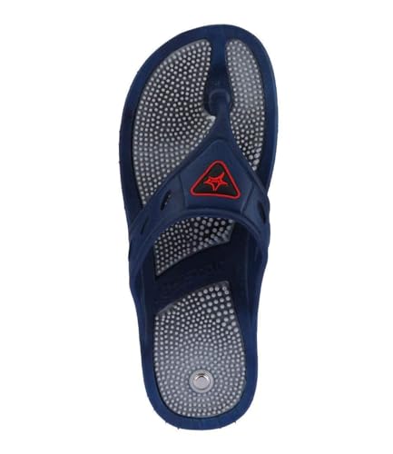 Image of Acupressure slippers for foot massage with magnetic Unisex-Adult (9, Blue)