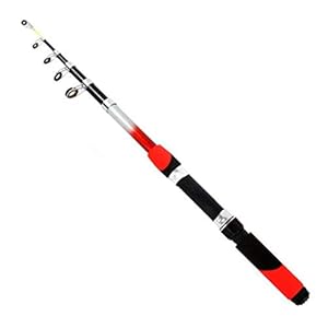 hengel Portable telescopische hengel glasvezel hengel Pole Travel Sea Fishing Spinning Rod-4.5m Hengel (Size : 3.6m)