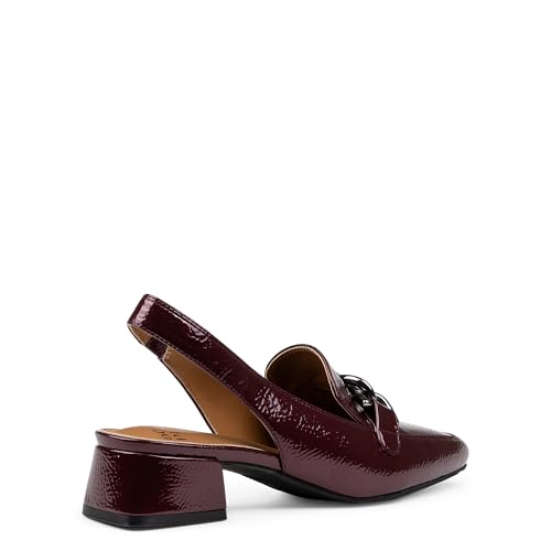 Image of Donald Pliner Women's Tegan Slingback Loafer Pump Heel - 1.5 inch Low Flared Heel Shoes for Comfort, Slip On Women's Heels