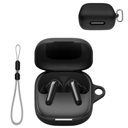 Anker Soundcore P31i/Soundcore R60i NC �p �P�[�X �J�o�[�yYANMONGI�z���C�����X �C���[�z�� �ی�J�o�[ �V���R�� �[�`�F�[���t�� ��LED���C�g �ϏՌ� �����h�~ �h�� �h�o �w��h�~ �L�Y�h�~ �[�d�֗� 