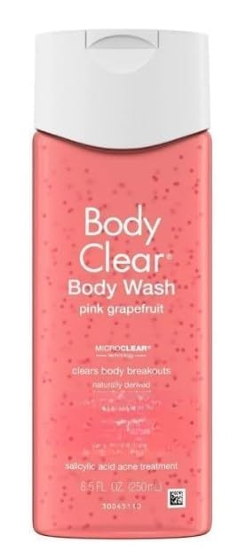 Salicylic Acid Acne Body Wash with Pink Grapefruit Extract Oil Control Cleanser for Clear Skin 8 5 fl