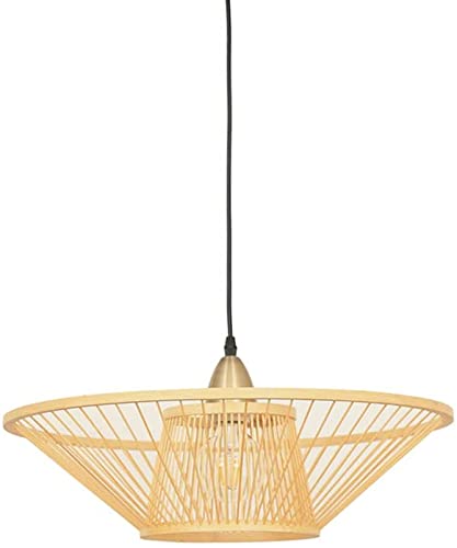Lustre suspension rotin E27 ajustable luminaire plafonnier pour cuisine et salon design naturel