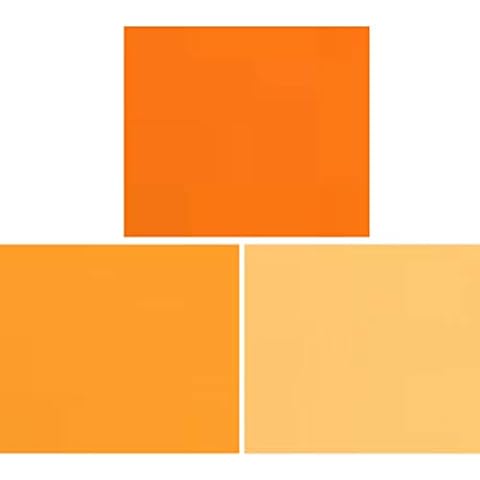 FIEWSZIHU Orange Color Correction Gel Filter Sheet Kit Cover