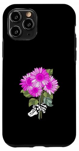 Pink Sunflowers My Last, My All Pink グラフィック スマホケース iPhone 11 Pro 用