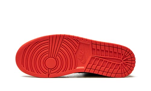 Image of Nike mens Jordan 1 Mid Basketball Limited Siempre Familia DN4904-001, Black /Chile Red-sail, 8