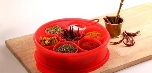 tupperware. Plastic Spice It Container - Red 1