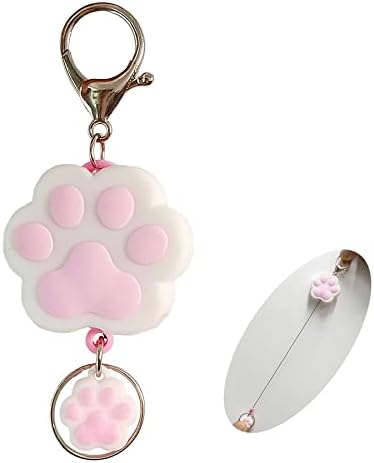 Amazon 伸びるキーホルダー 萌え かわいい リールキーホルダー キュート ニキュ 猫の手 強力 ワイヤー キーチェーン 犬 猫 肉球 柴犬 キーチェーン アニメ 萌えグッズ 通販