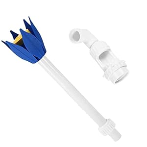 DierCosy Pool Fontein Nozzle Lotus, Pool Fontein Spray Lotus Vorm Verstelbare Waterval Pool Sprinkler Fontein Jet