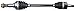 TrakMotive YAM-6017HD Heavy Duty CV Axle