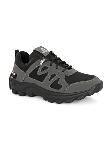 Image of Leo's Fitness Men's Water Resistant Outdoor Trekking Shoe, Lace-Up Trail Running Sports Sneakers, Hiking Shoes for Men