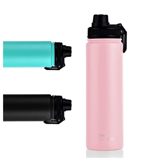 Borraccia Termica 750ml - Bottiglia di Acqua Termica in Acciaio Inox, Doppia Parete Isolata, Mantiene le bevande fredde per 16 ore e quelle calde per 10 ore. Leggero e Facile da Trasportare. Senza BPA