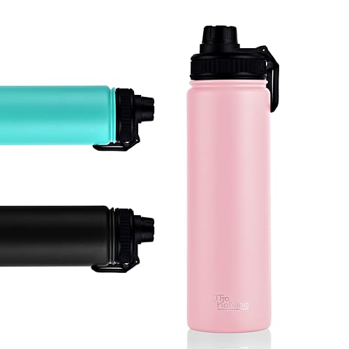 Otto Koning Botella Agua Acero Inoxidable 750ml | Termo Café para Llevar 16h Frío 10h Calor | Cantimplora Térmica Deporte, Gimnasio, Oficina | Antigoteo, BPA Free, Doble Pared Aislada al vacio