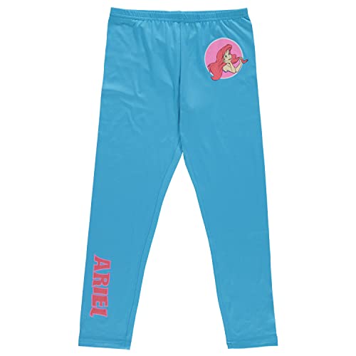 Image of Disney The Little Mermaid Leggings Clothing Set, Ariel Short Sleeve T-Shirt and Leggings Set- Girls Sizes 4-16