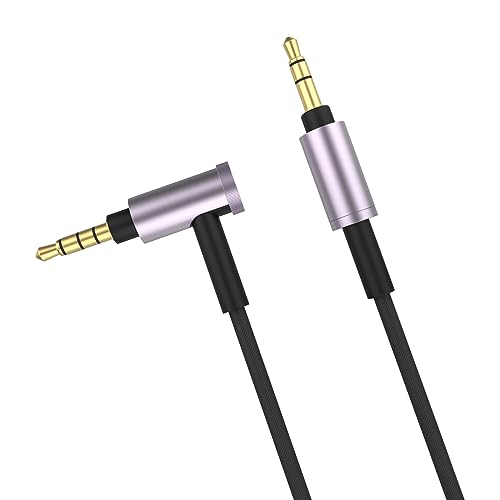 Gneinour WH-1000XM5 Audio Cable Compatible with Sony WH-1000XM5 WH-1000XM4 WH-1000XM3 MDR-1A MDR-XB950BT MDR-XB950N1 MDR-ZX770BN WH-XB910N WH-CH700N Wireless Headphones, 4.9ft
