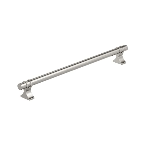 Image of Amerock Davenport 10-1 /16 inch (256mm) Center-to-Center Satin Nickel Cabinet Pull, BP36620G10