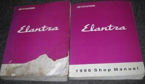 1996 Hyundai Elantra Service Repair Shop Manual Set Oem (2 volume set