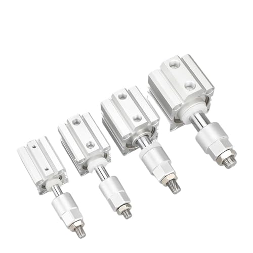 Cilindro neumático SDAJ de aire compacto con carrera regulable de doble efecto 2