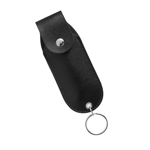 Poivre miniature Sprays Holsters Porte-clés léger en cuir PU Sac de rangement pour Poivre Holsters Porte-clés