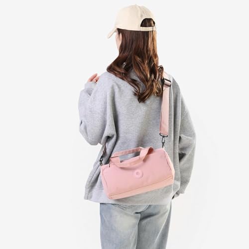 Women's mini gym bag with multiple pockets, waterproof and lightweight, suitable for commuting and travel (A-1)2