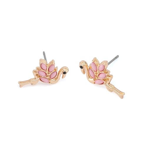 Betsey Johnson Women's Betsey's Backyard Flamingo Stud Earrings3