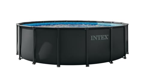 INTEX Ultra XTR 18 ft x 52 in Above Ground Pool Set, Round Swimming Pool with Steel Frame, 2100 GPH Sand Filter Pump, Ladder, Cover, & Ground Cloth